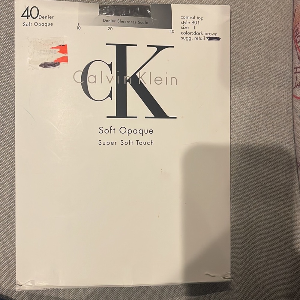 Calvin Klein Soft Opaque Control Top 40 Denier soft opaque.